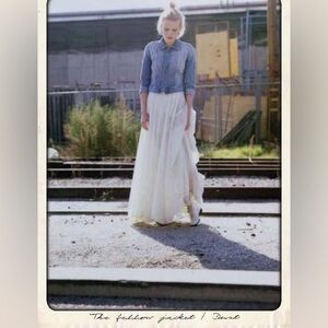 Current/Elliott cropped denim jacket, xs jean jacket